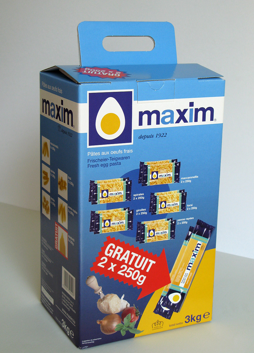 Packaging Emballage MAXIm Pasta Lex & Pit Weyer 2009