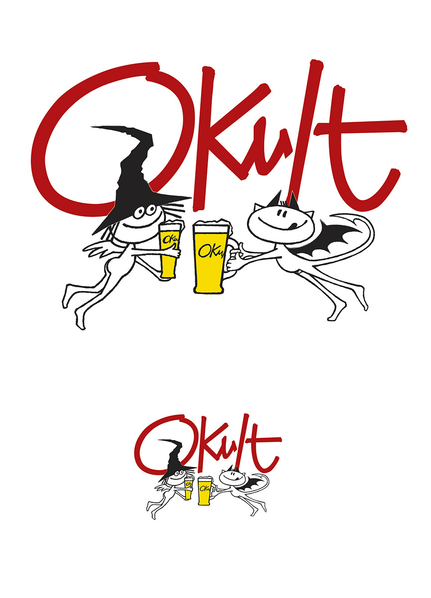 Logo OKULT Bières Bier Craftbeer Lex & Pit Weyer
